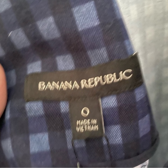 Banana Republic blue check halter sleeveless dress brand new with tags NWT - Picture 5 of 7